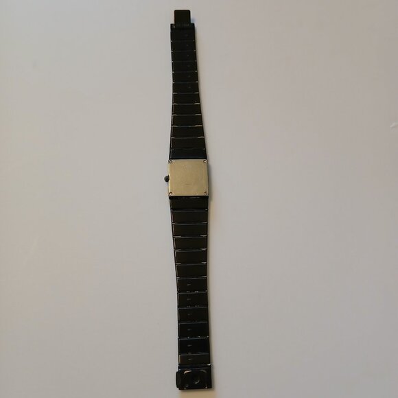 Movado Women's Black Tank Swiss Quartz Watch Water Resistant 84.C1.310.2A - Picture 6 of 16